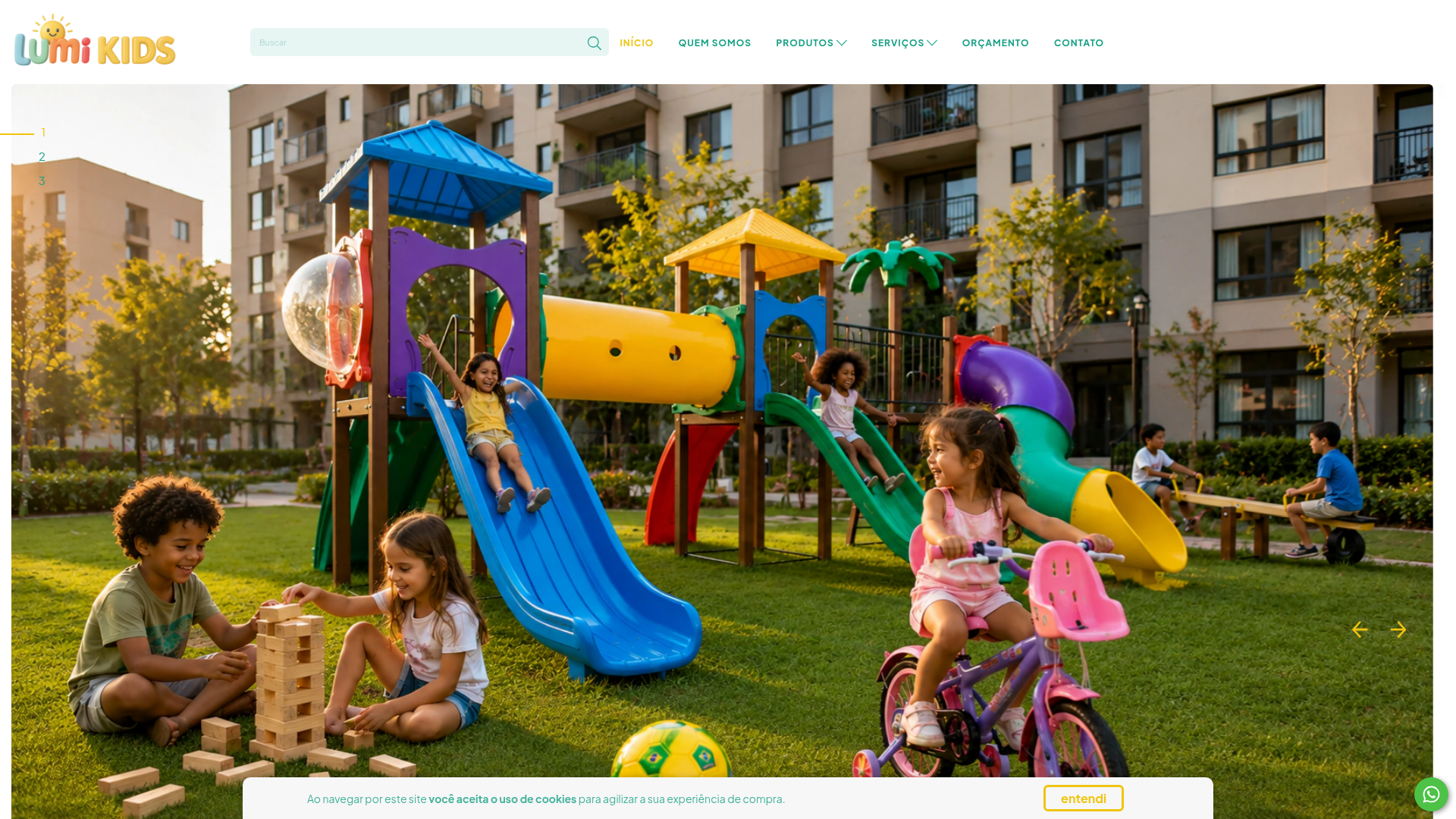 Lumi Kids — loja Playgrounds infantis